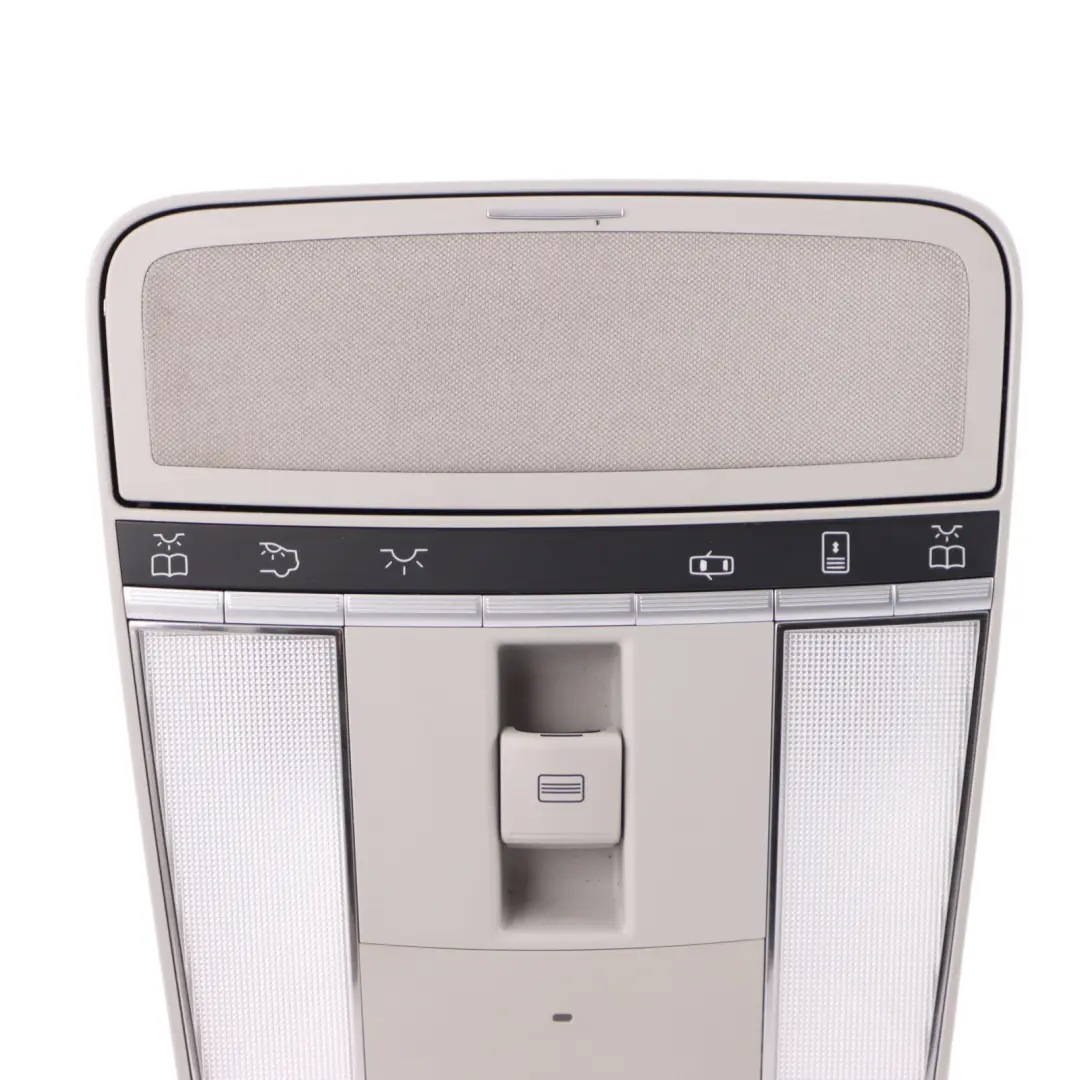 Mercedes W221 S320 CDI Interior Roof Light Switch Panel Alpaca Grey - SKU A2218707295 - Part number A2218707295