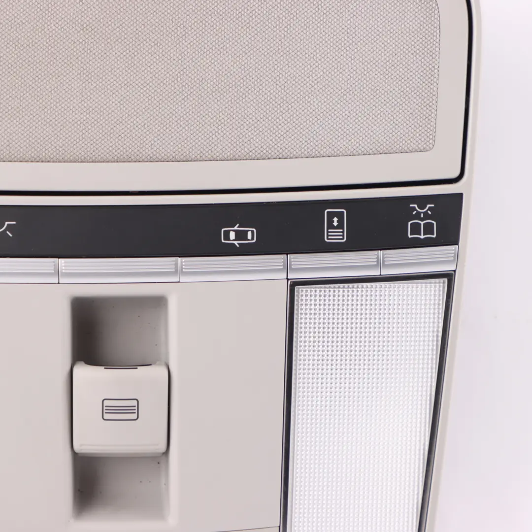 Interior Roof Light Switch Panel Alpaca Grey to Mercedes W221 S320 CDI with Part number A2218707295 Mercedes W221 S320 CDI Interior Roof Light Switch Panel Alpaca Grey - SKU A2218707295 - Part number A2218707295