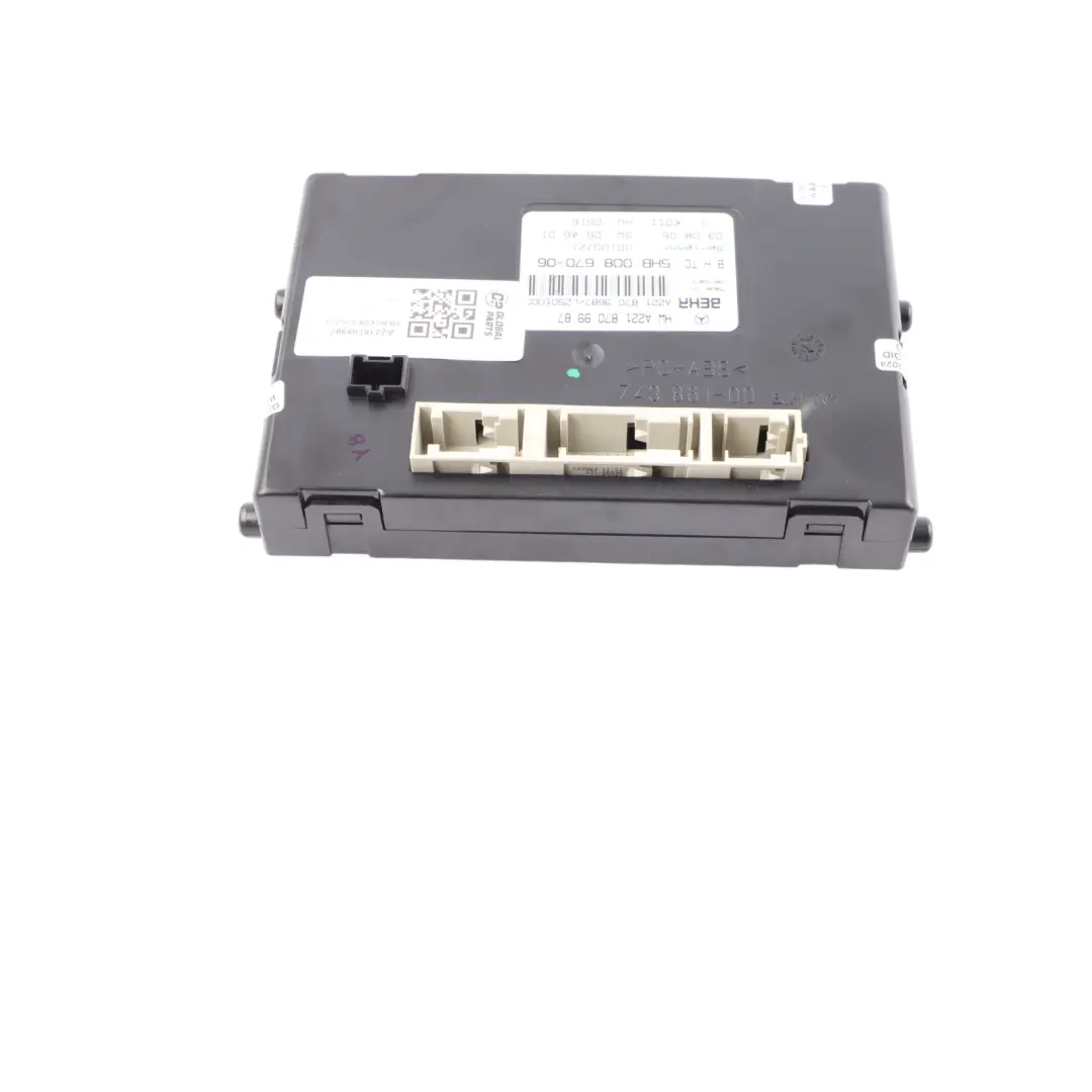 Mercedes W221 Aire Acondicionado Climatizador Unidad Control Módulo - SKU A2218709987 - Número de pieza A2218709987