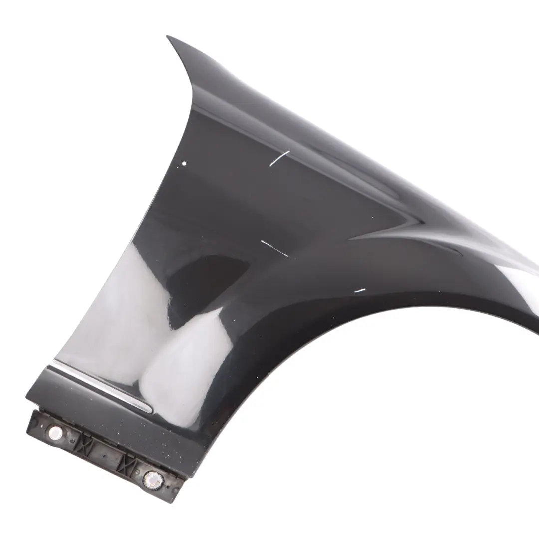 Mercedes W221 Side Panel Front Right O/S Wing Fender Obsidian Black - 197 - SKU A2218800218-OB - Part number A2218800218