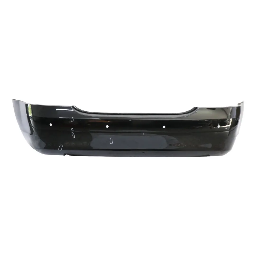 Bumper Trim Panel Cover Obsidian Black Metallic - 197 to Mercedes W221 Rear with Part number A2218800340 Mercedes W221 Rear Bumper Trim Panel Cover Obsidian Black Metallic - 197 - SKU A2218800340-OB - Part number A2218800340
