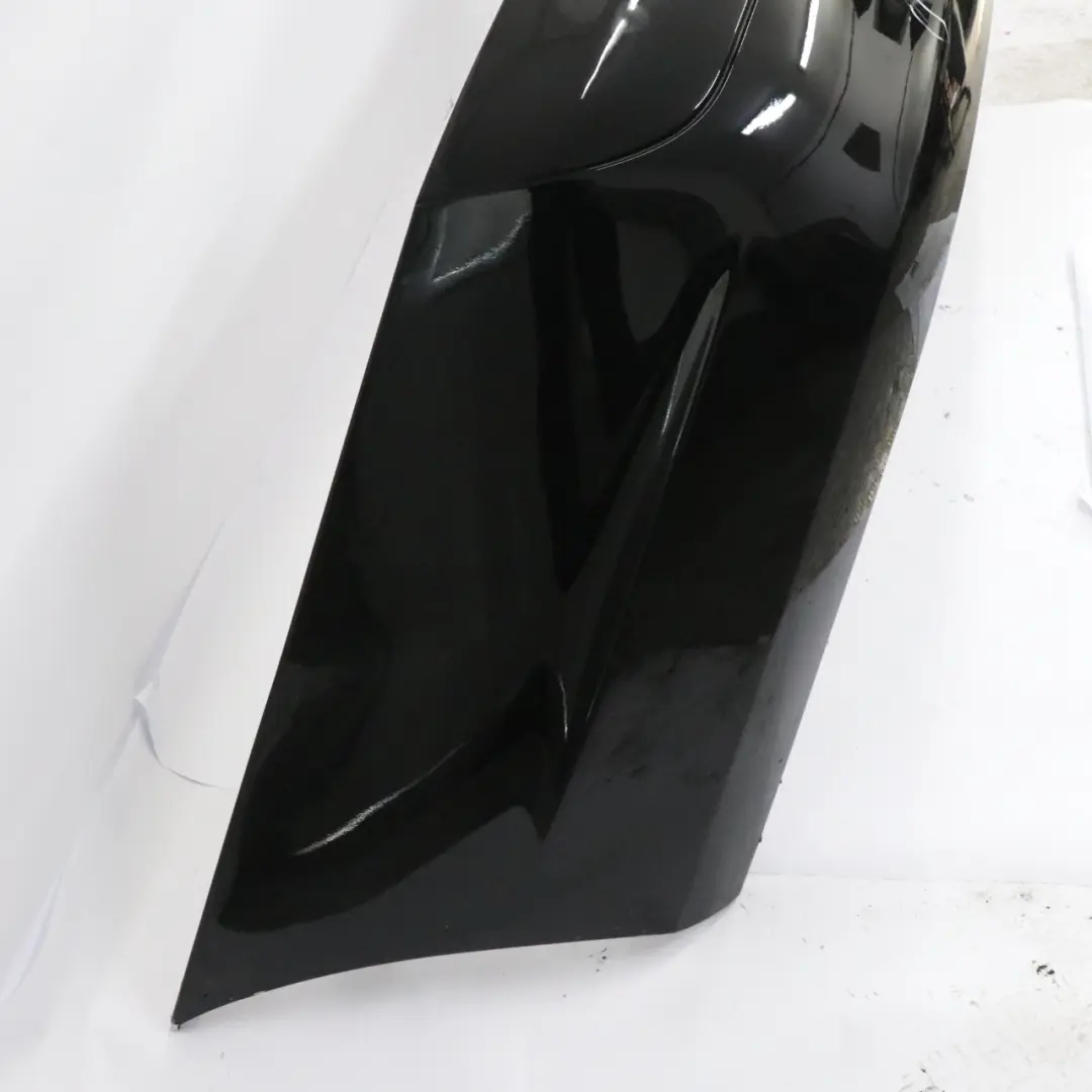 Bumper Trim Panel Cover Obsidian Black Metallic - 197 to Mercedes W221 Rear with Part number A2218800340 Mercedes W221 Rear Bumper Trim Panel Cover Obsidian Black Metallic - 197 - SKU A2218800340-OB - Part number A2218800340