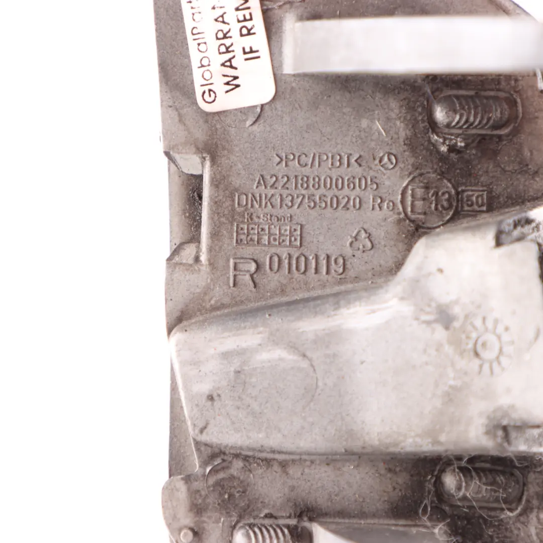 Front Headlight Lamp Right O/S Spray Nozzle Cover Trim to Mercedes W221 with Part number A2218800605 Mercedes W221 Front Headlight Lamp Right O/S Spray Nozzle Cover Trim - SKU A2218800605 - Part number A2218800605