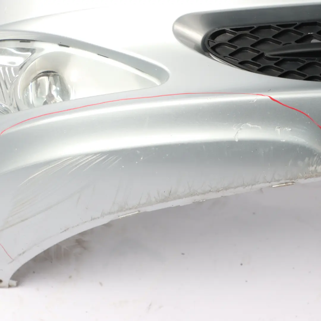 Mercedes W221 Front Bumper Trim Panel Cover Iridium Silver Metallic - 775 - SKU A2218801040-IRS - Part number A2218801040