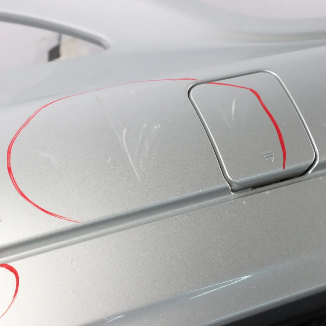 Mercedes W221 Front Bumper Trim Panel Cover Iridium Silver Metallic - 775 - SKU A2218801040-IRS - Part number A2218801040