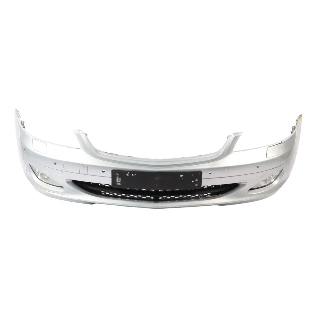 Front Bumper Trim Panel Cover Iridium Silver Metallic - 775 to Mercedes W221 with Part number A2218801040 Mercedes W221 Front Bumper Trim Panel Cover Iridium Silver Metallic - 775 - SKU A2218801040-IRS - Part number A2218801040