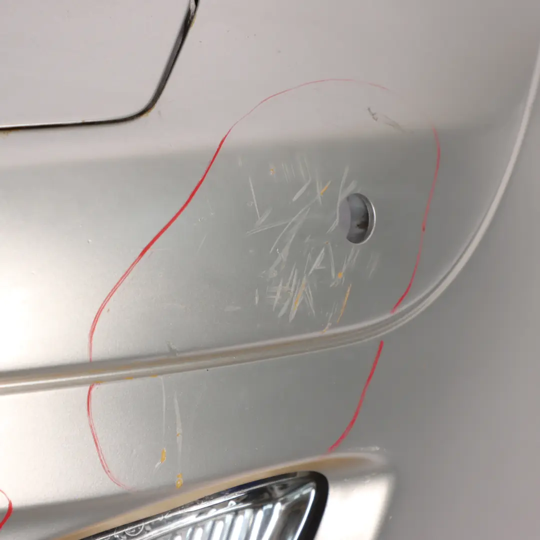 Mercedes W221 Front Bumper Trim Panel Cover Iridium Silver Metallic - 775 - SKU A2218801040-IRS - Part number A2218801040