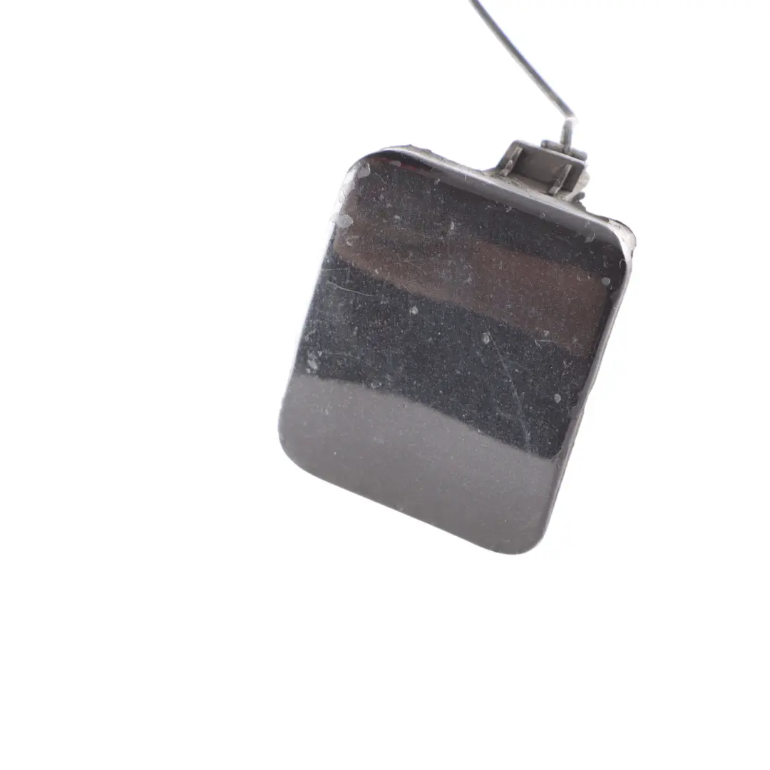 Front Bumper Tow Eye Hook Cover Cap Obsidian Black - 197 to Mercedes W221 with Part number A2218850223 Mercedes W221 Front Bumper Tow Eye Hook Cover Cap Obsidian Black - 197 - SKU A2218850223-OB - Part number A2218850223