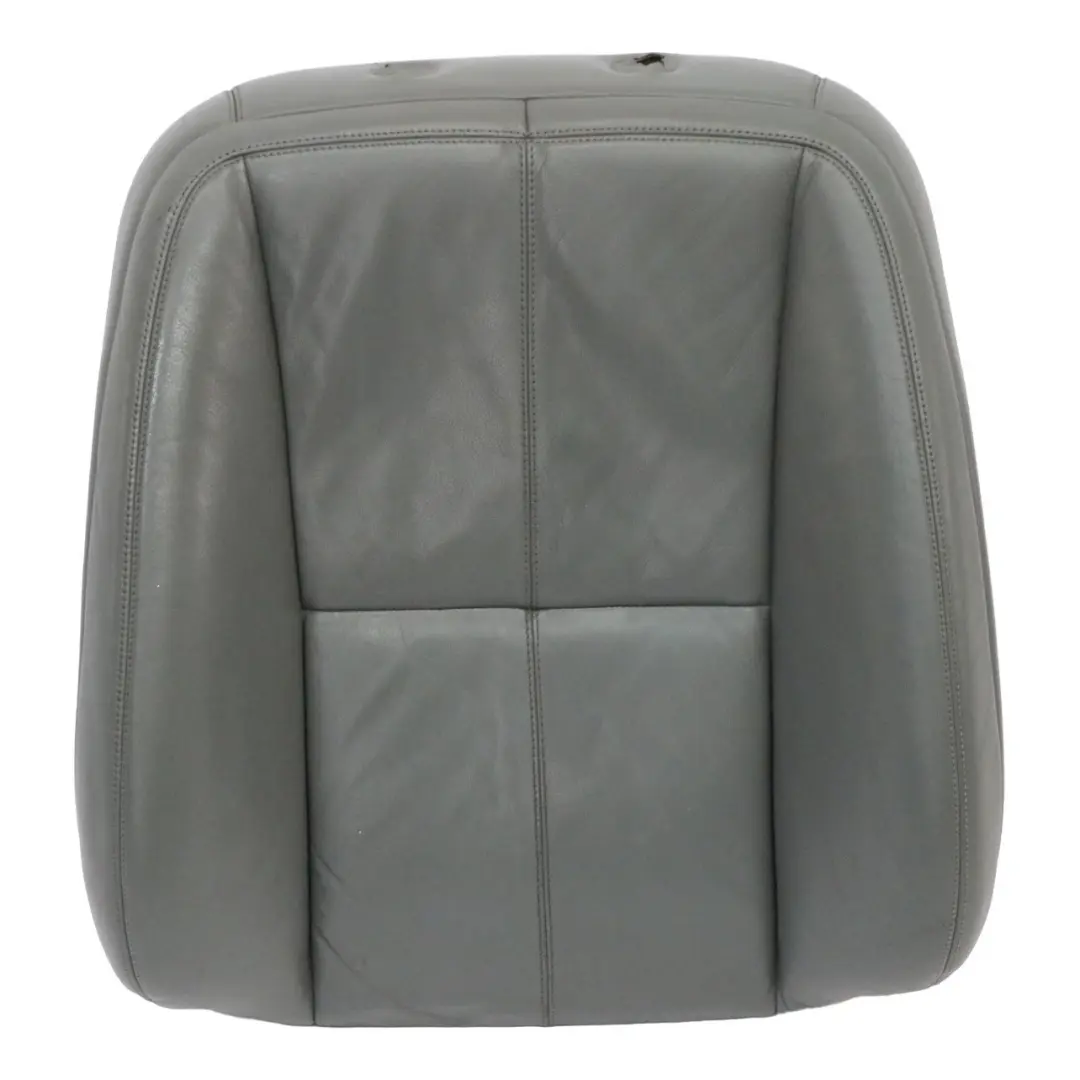Mercedes W221 Front Seat Left N/S Backrest Cover Leather Basalt Grey - SKU A2219103347 - Part number A2219103347