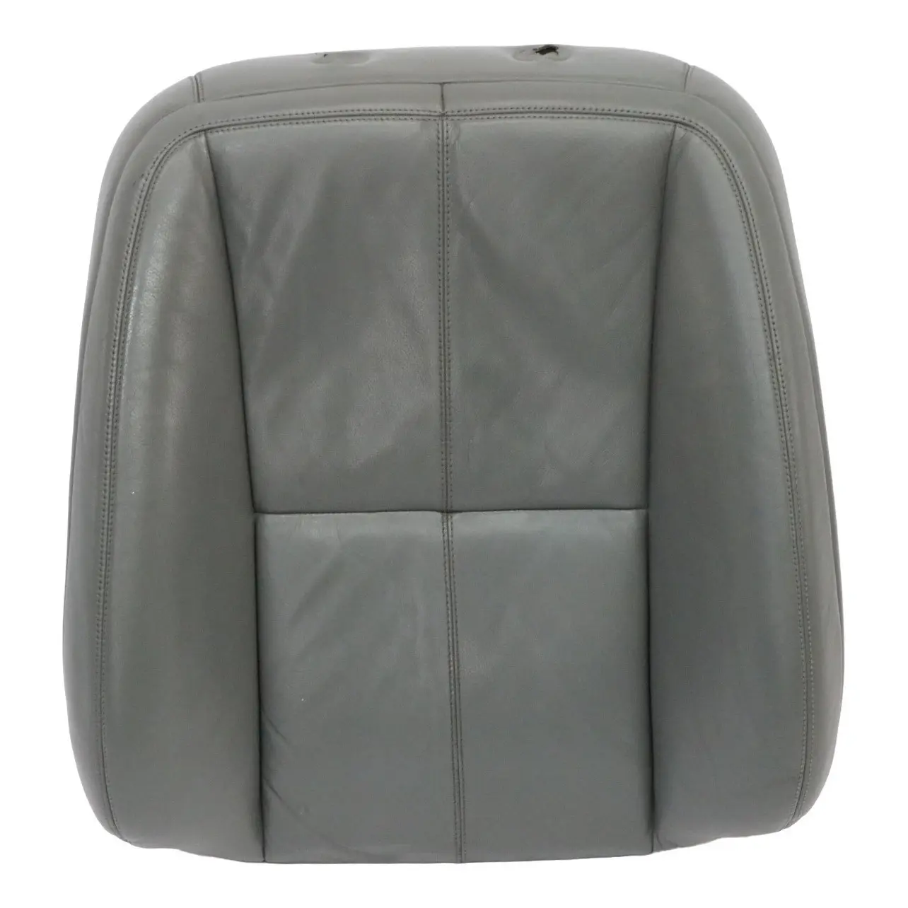 Mercedes W221 Front Seat Left N/S Backrest Cover Leather Basalt Grey A2219103347