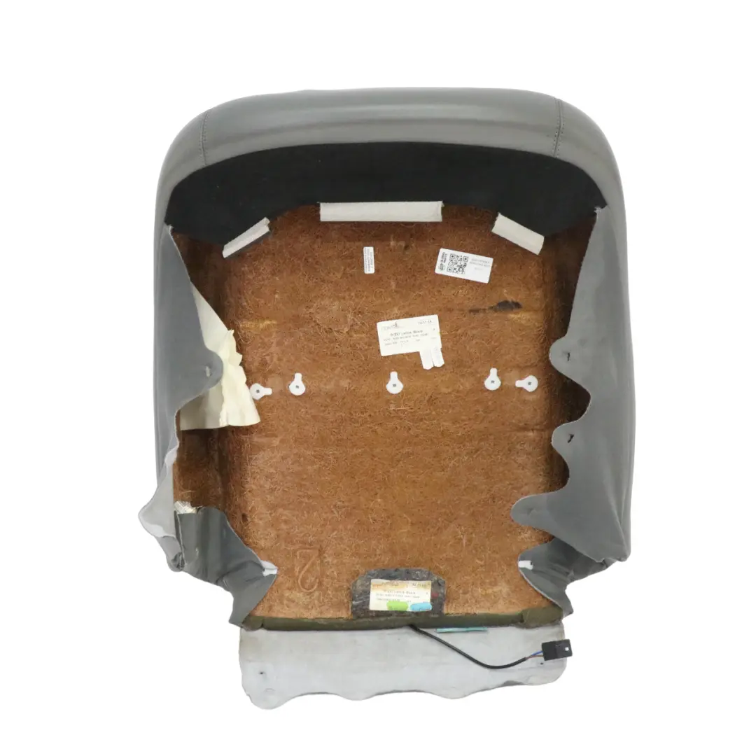 Sedile anteriore sinistro Rivestimento schienale in pelle Grigio per Mercedes W221 con numero di parte A2219103347 Mercedes W221 Sedile anteriore sinistro Rivestimento schienale in pelle Grigio - SKU A2219103347 - Numero di parte A2219103347