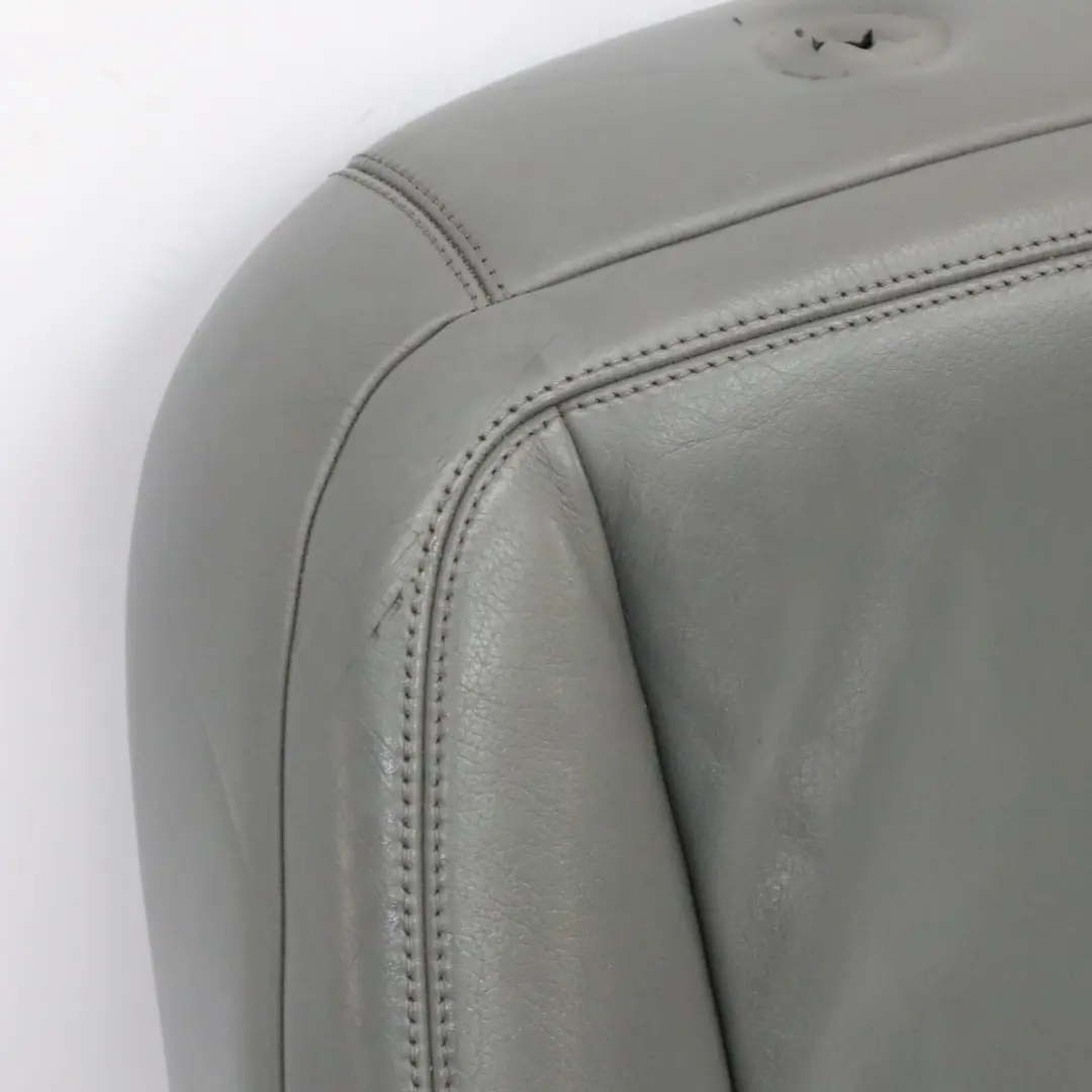 Mercedes W221 Front Seat Left N/S Backrest Cover Leather Basalt Grey - SKU A2219103347 - Part number A2219103347