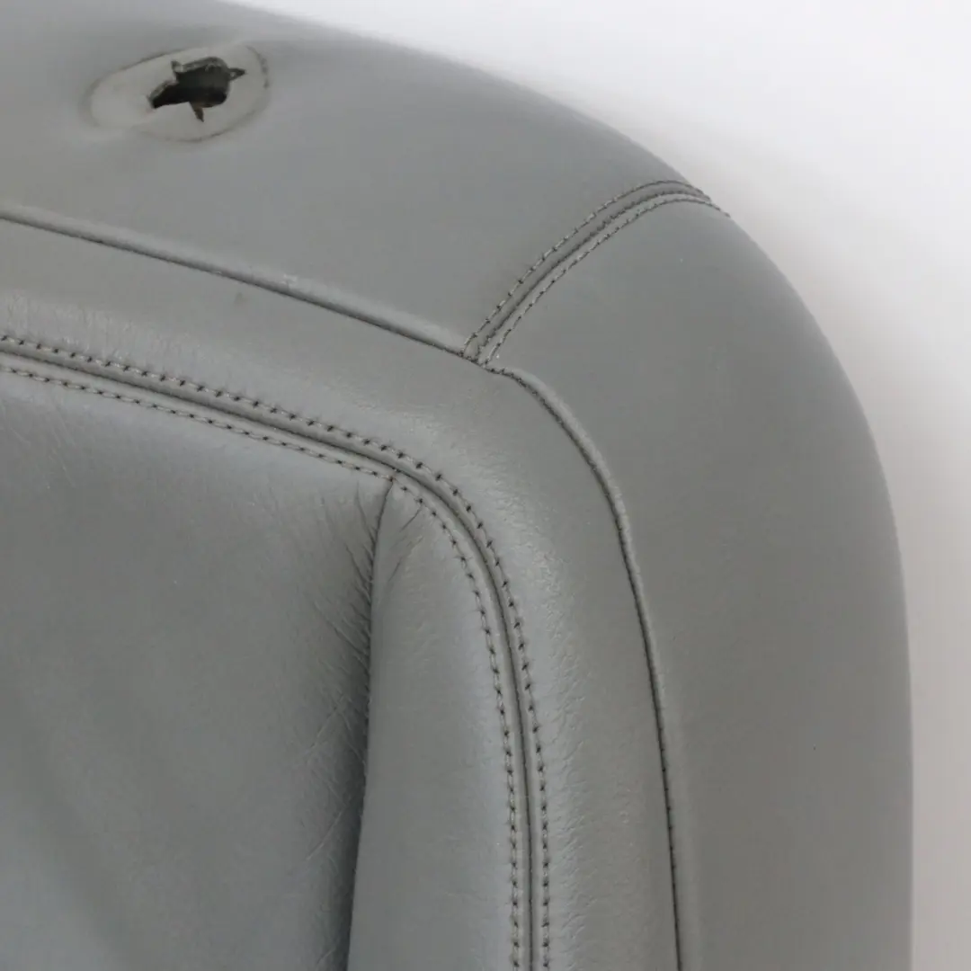 Sedile anteriore sinistro Rivestimento schienale in pelle Grigio per Mercedes W221 con numero di parte A2219103347 Mercedes W221 Sedile anteriore sinistro Rivestimento schienale in pelle Grigio - SKU A2219103347 - Numero di parte A2219103347