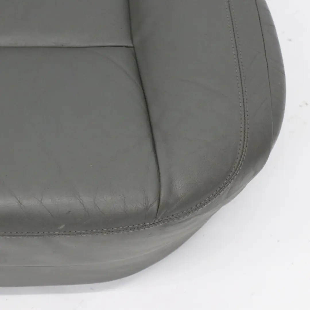 Mercedes W221 Rear Bench Seat Cover Cushion Grey Leather - SKU A2219200146-1 - Part number A2219200146