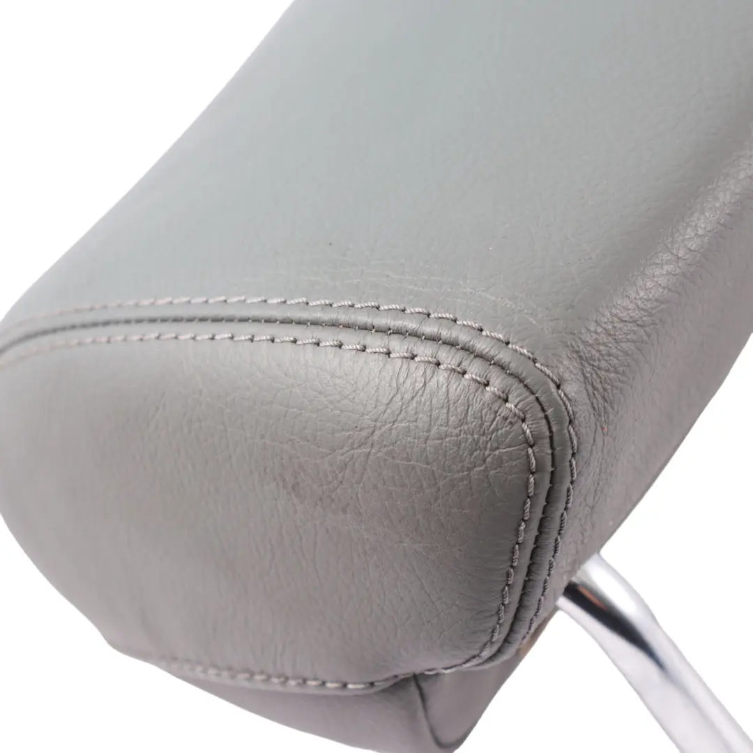 Mercedes W221 Rear Seat Headrest Left Right N/O/S Head Rest Leather Grey - SKU A2219700250-1 - Part number A2219700250