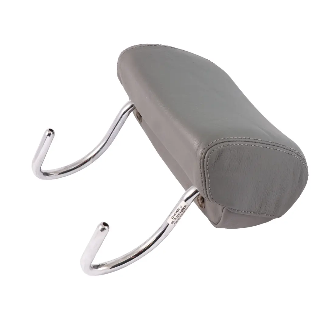 Mercedes W221 Zagłówek Fotela Tylny Lewy Prawy Skóra Szara - SKU A2219700250-1 - Numer Części A2219700250