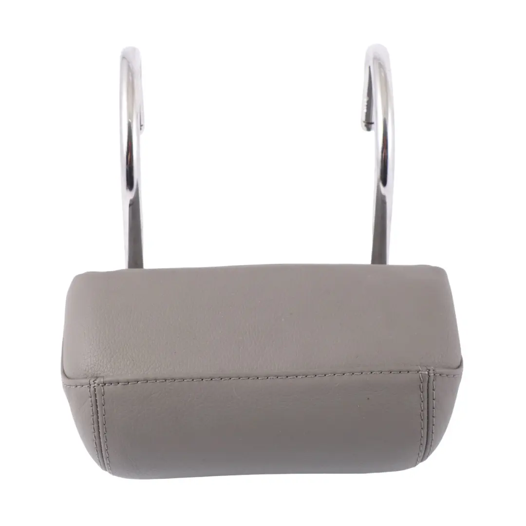 Mercedes W221 Rear Seat Bench Headrest Middle Centre Head Rest Leather Grey - SKU A2219702550-1 - Part number A2219702550