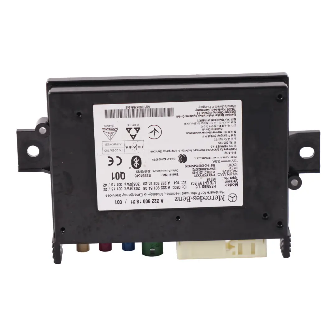 Comunication Module Telematic Bluetooth Control to Mercedes GLA X156 with Part number A2229001821 Mercedes GLA X156 Comunication Module Telematic Bluetooth Control - SKU A2229001821 - Part number A2229001821