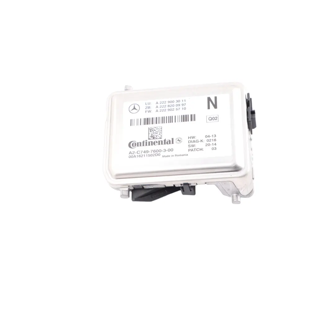 Camera Lane Assist Control ECU Module Unit to Mercedes GLC C253 X253 with Part number A2229003011 Mercedes GLC C253 X253 Camera Lane Assist Control ECU Module Unit - SKU A2229003011 - Part number A2229003011