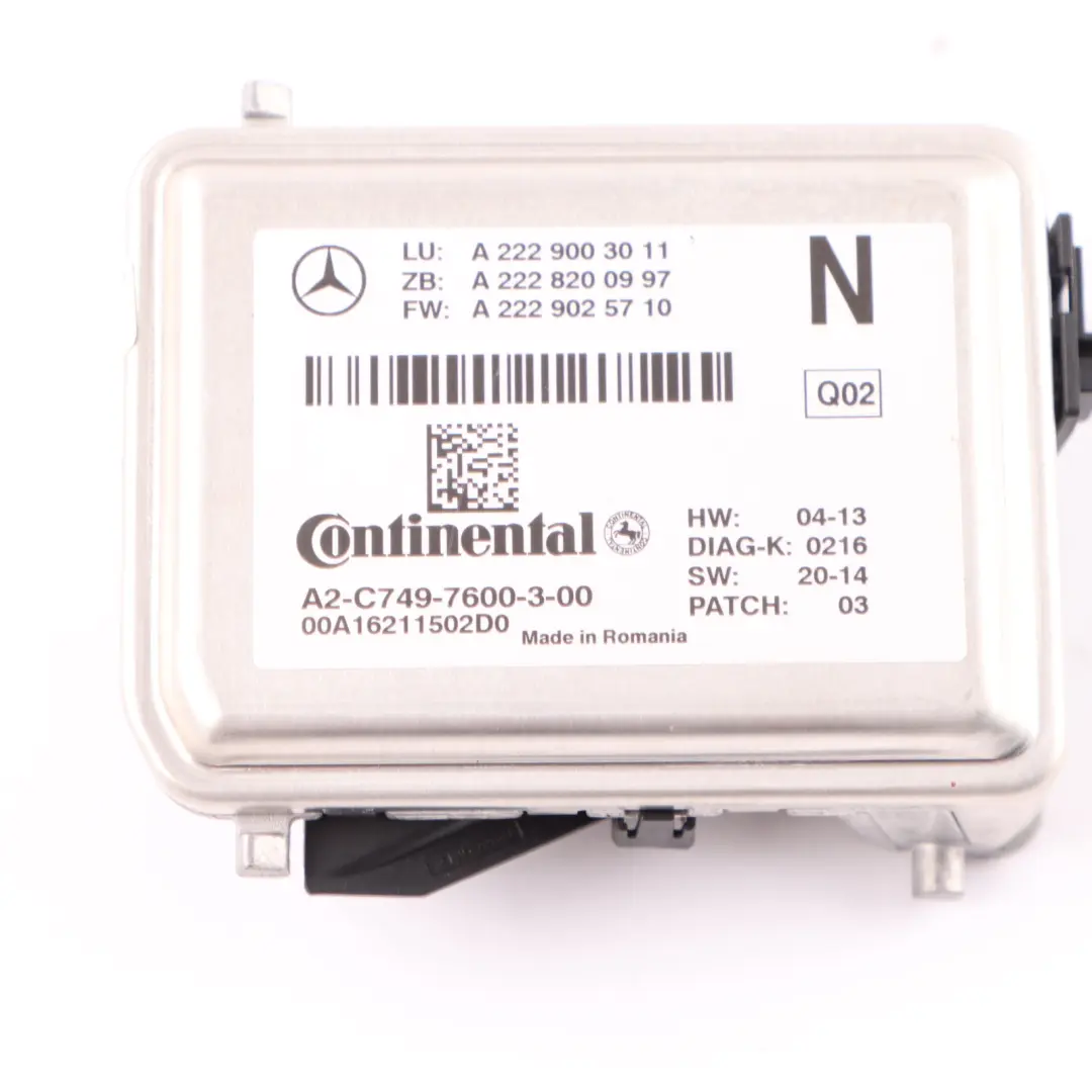 Camera Lane Assist Control ECU Module Unit to Mercedes GLC C253 X253 with Part number A2229003011 Mercedes GLC C253 X253 Camera Lane Assist Control ECU Module Unit - SKU A2229003011 - Part number A2229003011