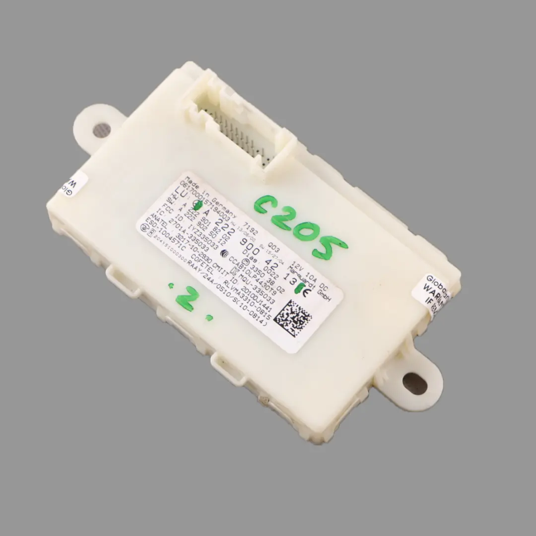 Schlüs Sellose Modul Mercedes W205 W213 C253 Türschloss Steuergerät für mit Teilenummer A2229004213 Schlüs Sellose Modul Mercedes W205 W213 C253 Türschloss Steuergerät - SKU A2229004213 - Teilenummer A2229004213