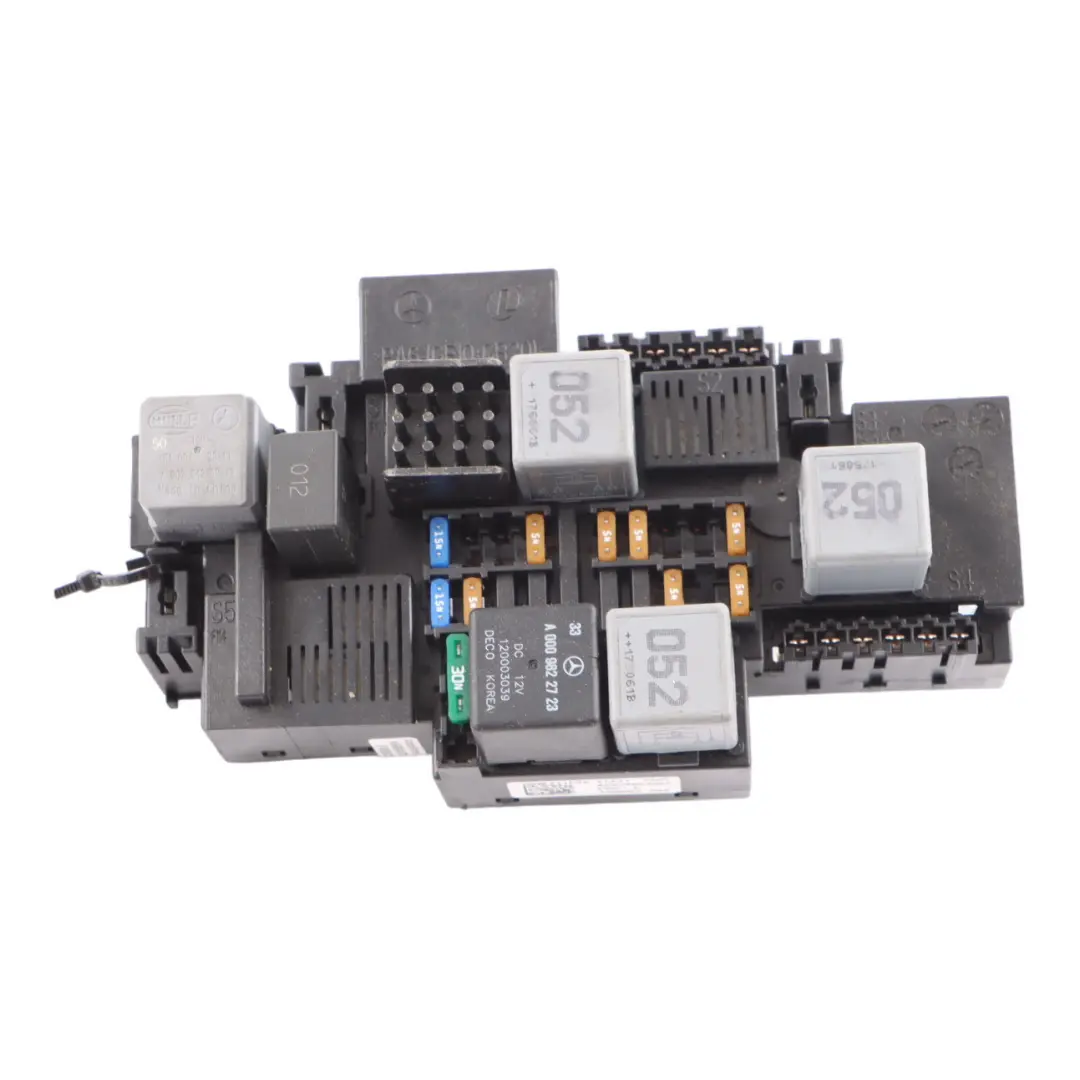 Fuse Box Mercedes W205 W222 Engine Compartment SAM Module Relay Unit to with Part number A2229063302 Fuse Box Mercedes W205 W222 Engine Compartment SAM Module Relay Unit - SKU A2229063302 - Part number A2229063302
