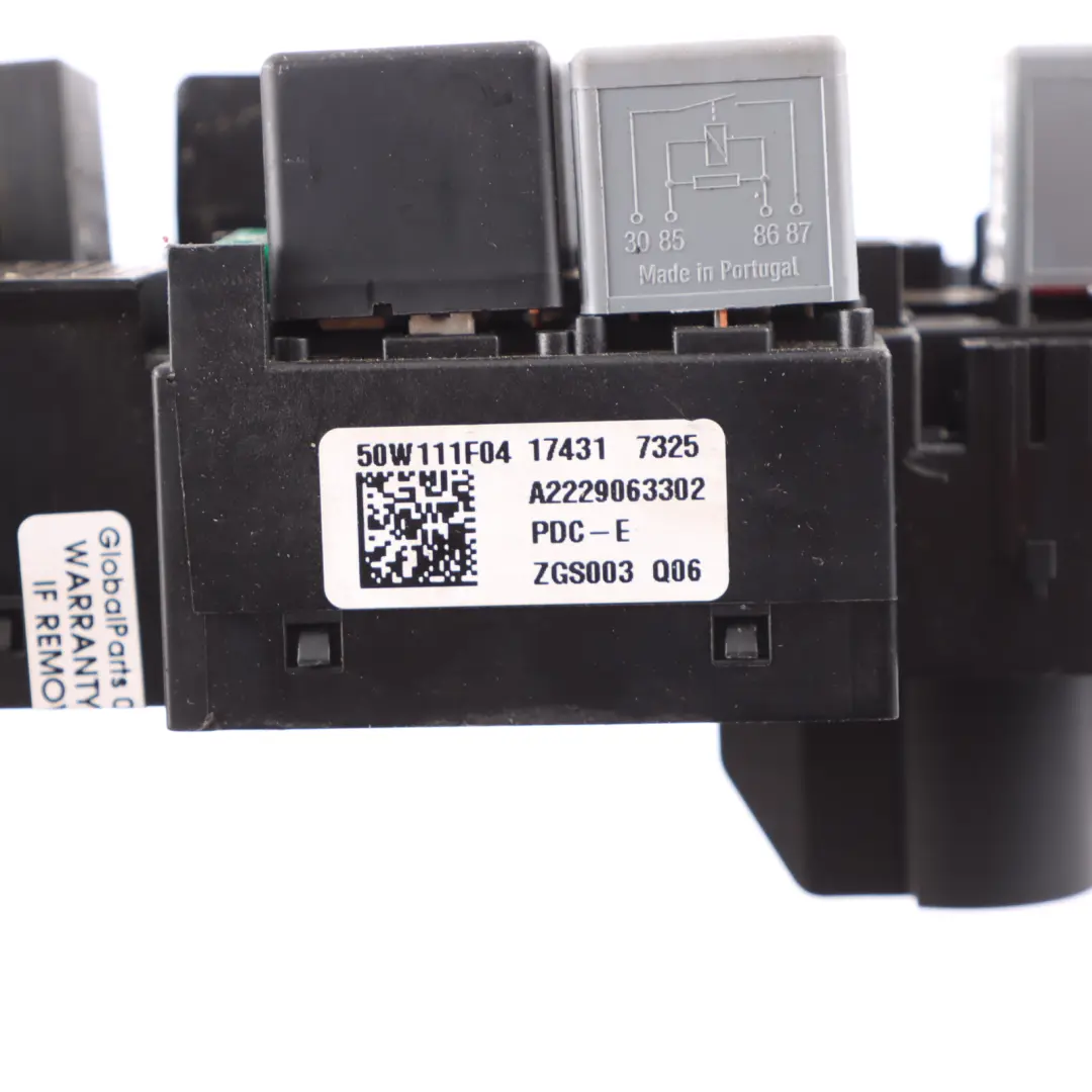 Fuse Box Mercedes W205 W222 Engine Compartment SAM Module Relay Unit to with Part number A2229063302 Fuse Box Mercedes W205 W222 Engine Compartment SAM Module Relay Unit - SKU A2229063302 - Part number A2229063302