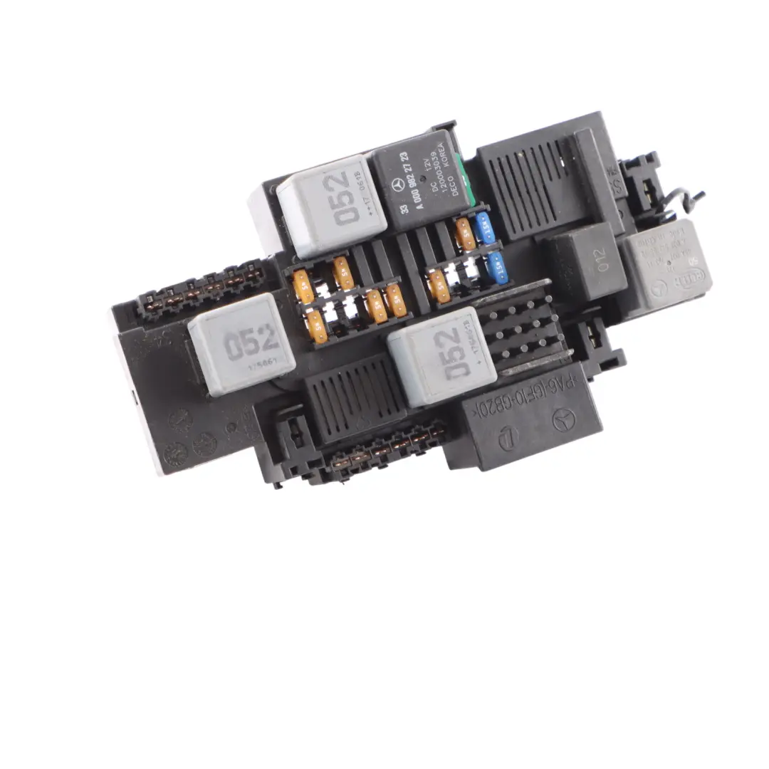 Fuse Box Mercedes W205 W222 Engine Compartment SAM Module Relay Unit to with Part number A2229063302 Fuse Box Mercedes W205 W222 Engine Compartment SAM Module Relay Unit - SKU A2229063302 - Part number A2229063302