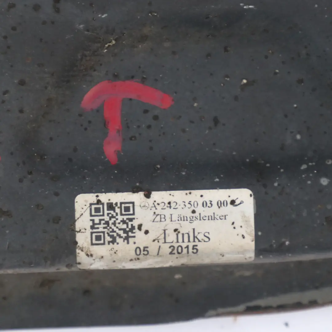 Control Arm Mercedes X156 Transverse Suspension Rear Left N/S to with Part number A2423500300 Control Arm Mercedes X156 Transverse Suspension Rear Left N/S - SKU A2423500300 - Part number A2423500300