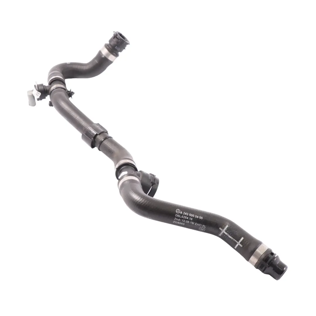 Coolant Hose Mercedes EQA H243 Voltage Converter Cooling Line to with Part number A2435000400 Coolant Hose Mercedes EQA H243 Voltage Converter Cooling Line - SKU A2435000400 - Part number A2435000400