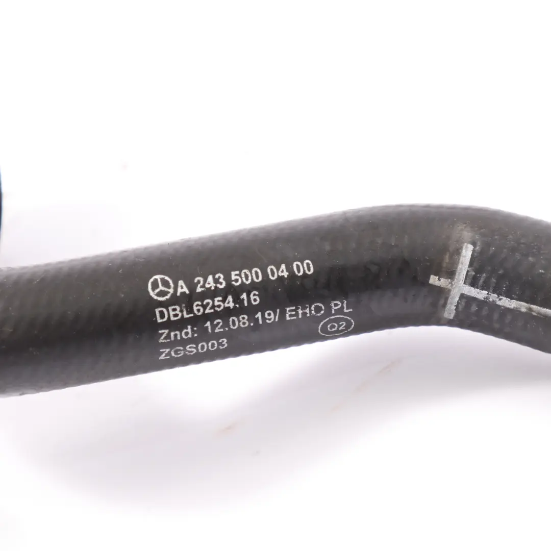 Tuyau De Refroidissement Mercedes EQA H243 Refroidissement  - SKU A2435000400 - Numéro de pièce A2435000400