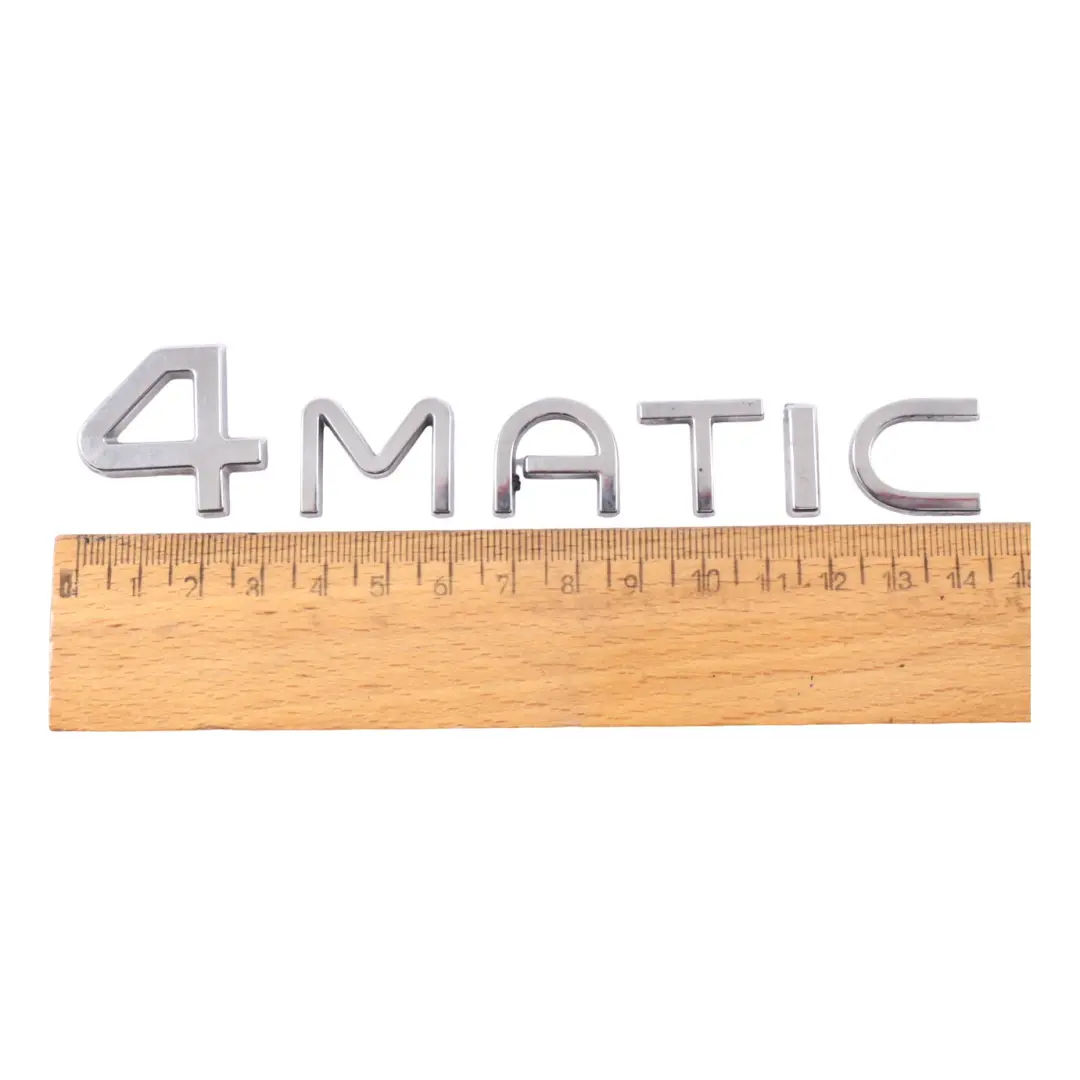 Tailgate Emblem Mercedes H243 Boot Trunk Lid Lettering Logo Badge 4Matic - SKU A2438170800 - Part number A2438170800
