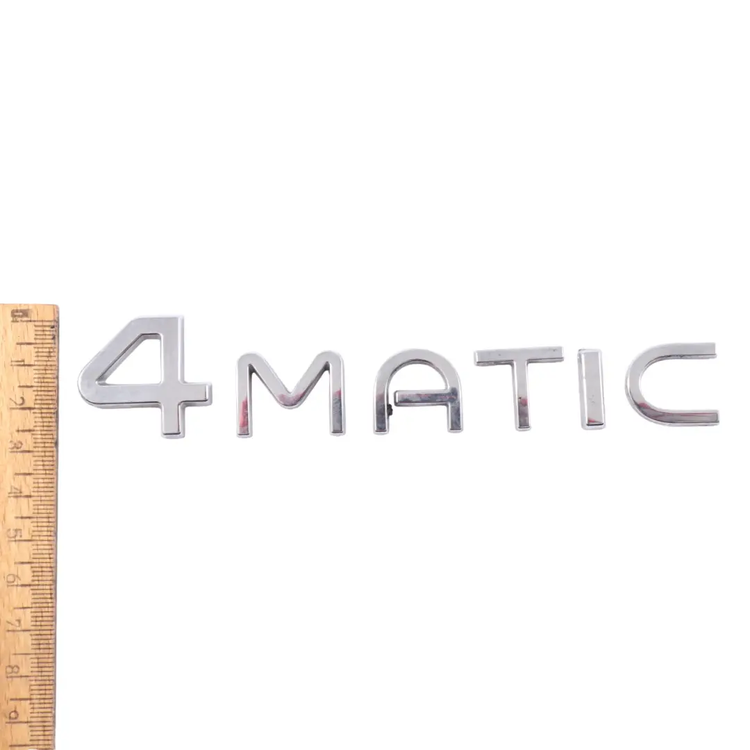 Emblem Mercedes H243 Boot Trunk Lid Lettering Logo Badge 4Matic to Tailgate with Part number A2438170800 Tailgate Emblem Mercedes H243 Boot Trunk Lid Lettering Logo Badge 4Matic - SKU A2438170800 - Part number A2438170800