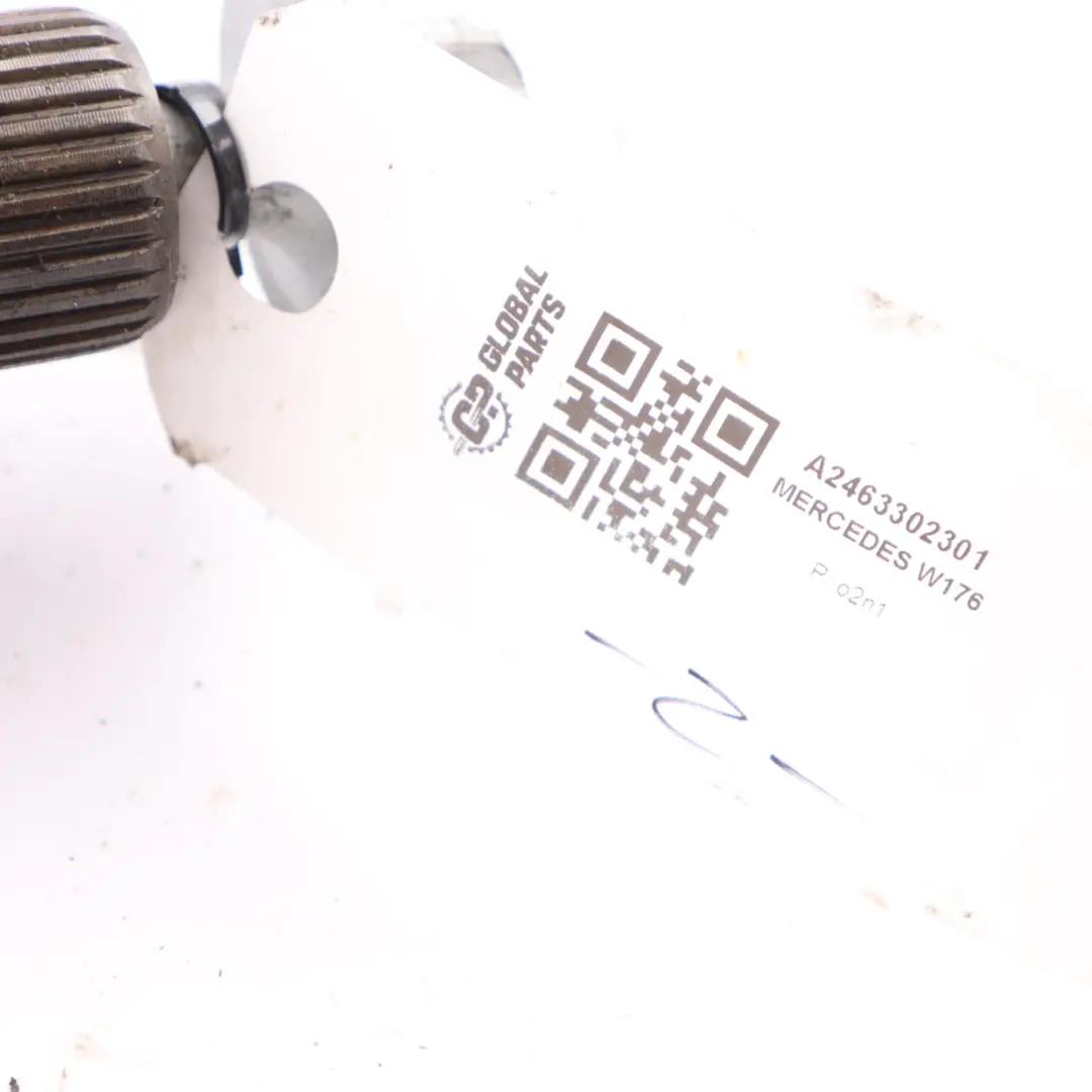 arbre de transmission avant gauche pour Mercedes W176 à propos du numéro de pièce A2463302301 Mercedes W176 arbre de transmission avant gauche - SKU A2463302301 - Numéro de pièce A2463302301