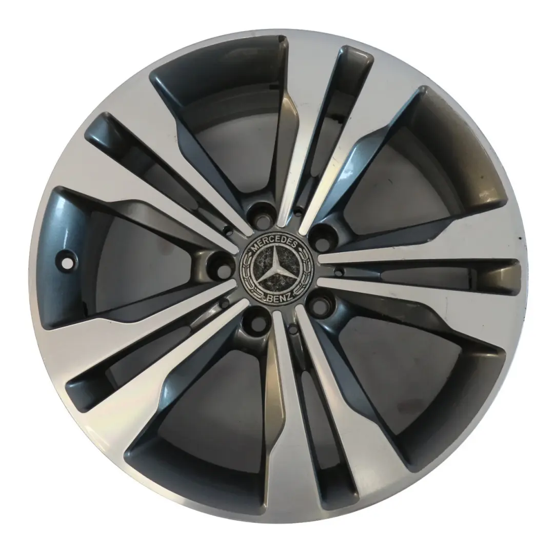 Alloy Rim 18" 7,5J ET:52 5-Double Spoke to Mercedes C117 Wheel with Part number A2464010400 Mercedes C117 Wheel Alloy Rim 18" 7,5J ET:52 5-Double Spoke - SKU A2464010400-4 - Part number A2464010400