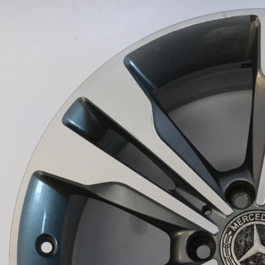 Mercedes C117 Wheel Alloy Rim 18" 7,5J ET:52 5-Double Spoke - SKU A2464010400-4 - Part number A2464010400