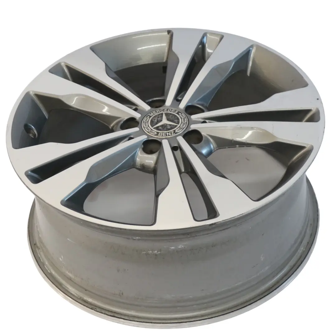 Alloy Rim 18" 7,5J ET:52 5-Double Spoke to Mercedes C117 Wheel with Part number A2464010400 Mercedes C117 Wheel Alloy Rim 18" 7,5J ET:52 5-Double Spoke - SKU A2464010400-4 - Part number A2464010400