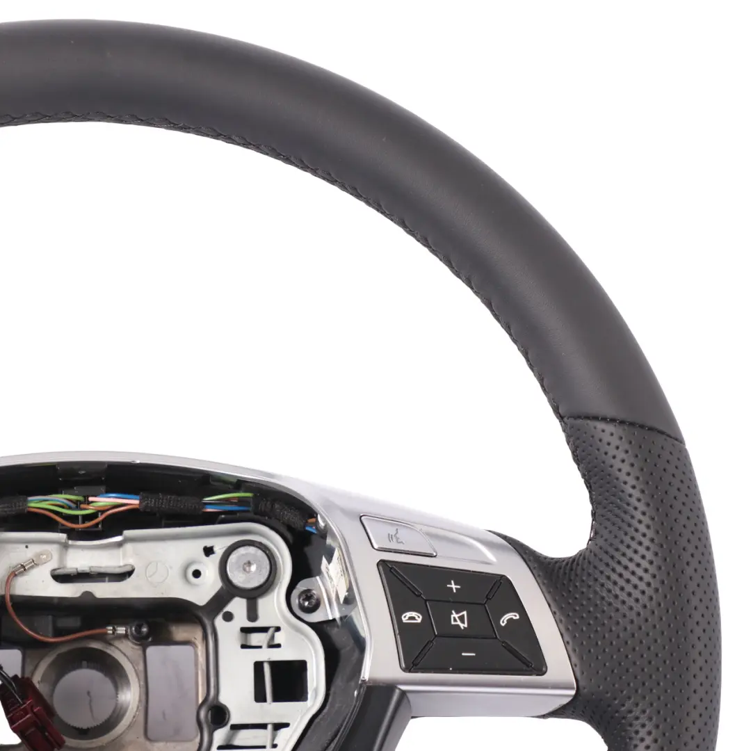 NUOVO volante in pelle nera multifunzione Mercedes W204 - SKU A2464601503-2 - Numero di parte A2464601503