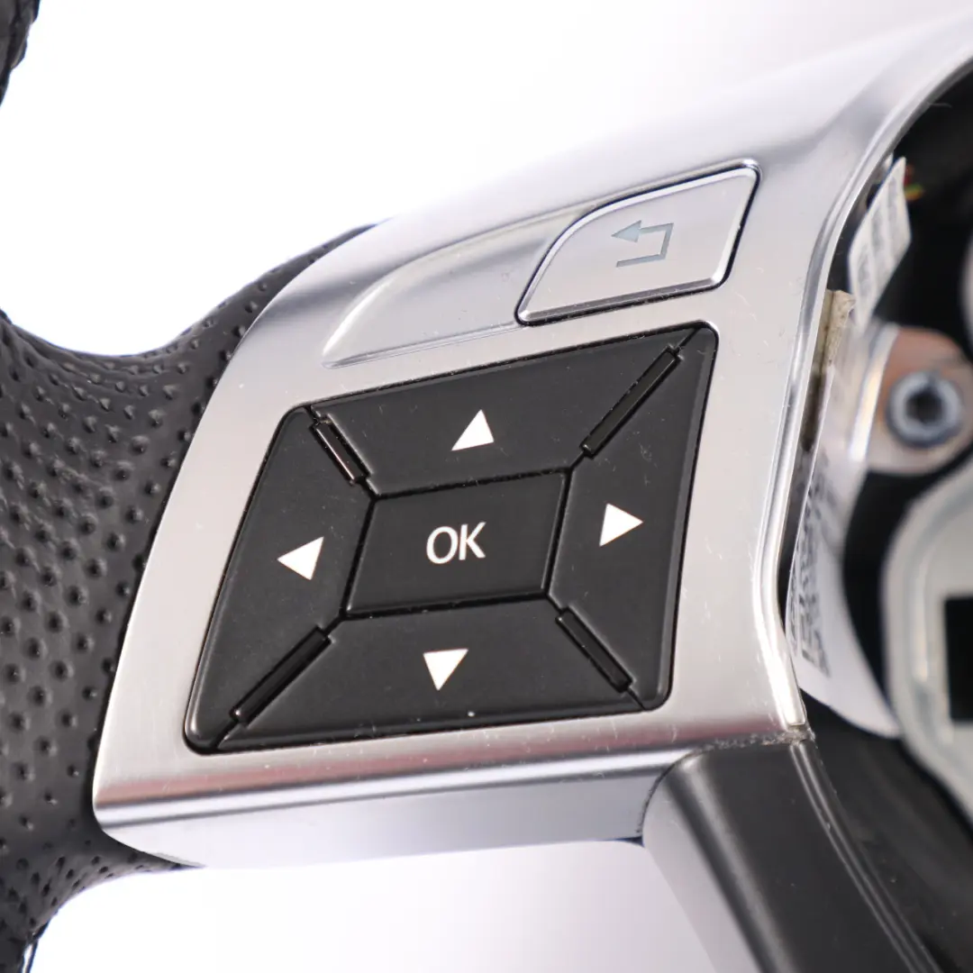 Mercedes W204 NEW Black Leather Steering Wheel Multifunction - SKU A2464601503-2 - Part number A2464601503