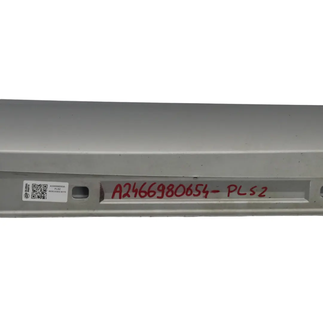 Mercedes W176 Side Skirt Right O/S Door Sill Cover W117 W246 Polar Silver - 761 - SKU A2466980654-PLS2 - Part number A2466980654