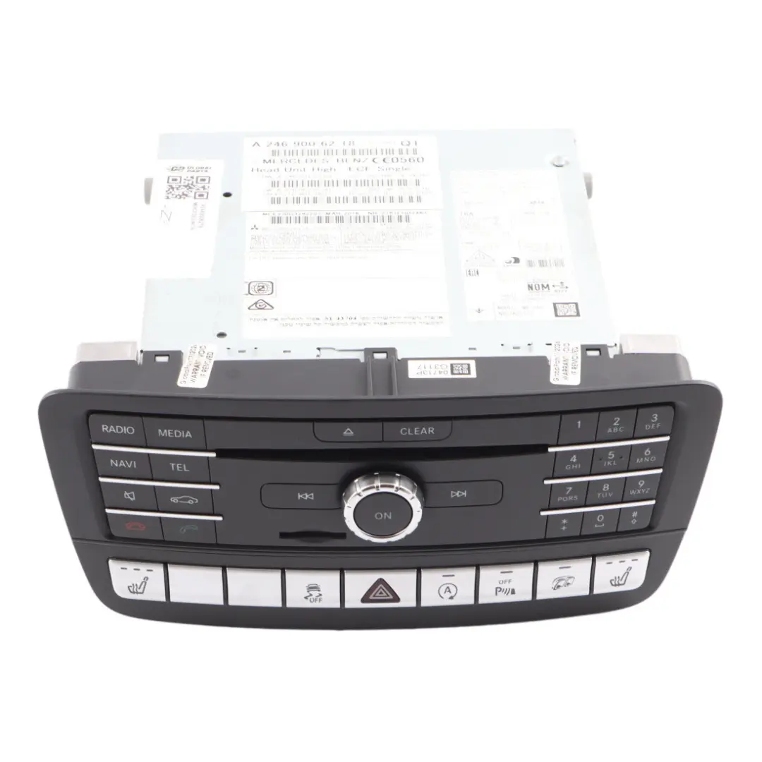 Head Unit Radio Media Player Navigation to Mercedes W176 with Part number A2469006218 Mercedes W176 Head Unit Radio Media Player Navigation - SKU A2469006218 - Part number A2469006218