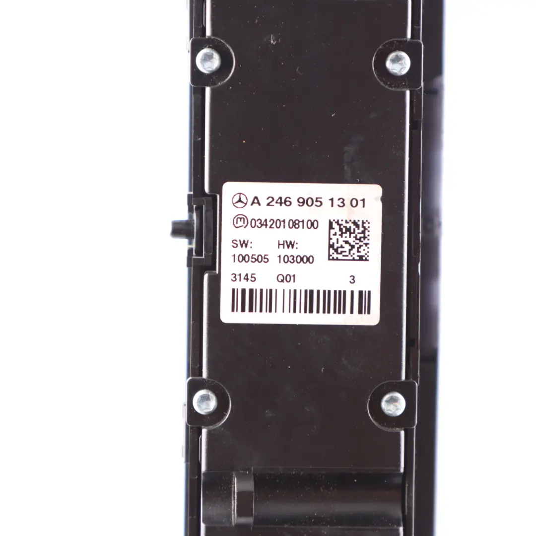 Hazard Triangle ECO Start Stop Heater Switch Block to Mercedes W176 with Part number A2469051301 Mercedes W176 Hazard Triangle ECO Start Stop Heater Switch Block - SKU A2469051301 - Part number A2469051301