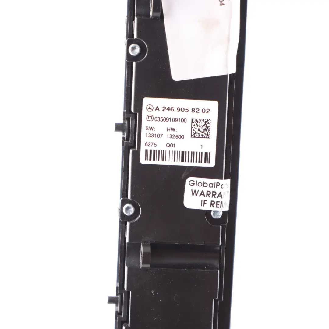 W117 Panneau Commutateurs Feux Détresse Unité Commande pour Mercedes à propos du numéro de pièce A2469058202 Mercedes W117 Panneau Commutateurs Feux Détresse Unité Commande - SKU A2469058202 - Numéro de pièce A2469058202