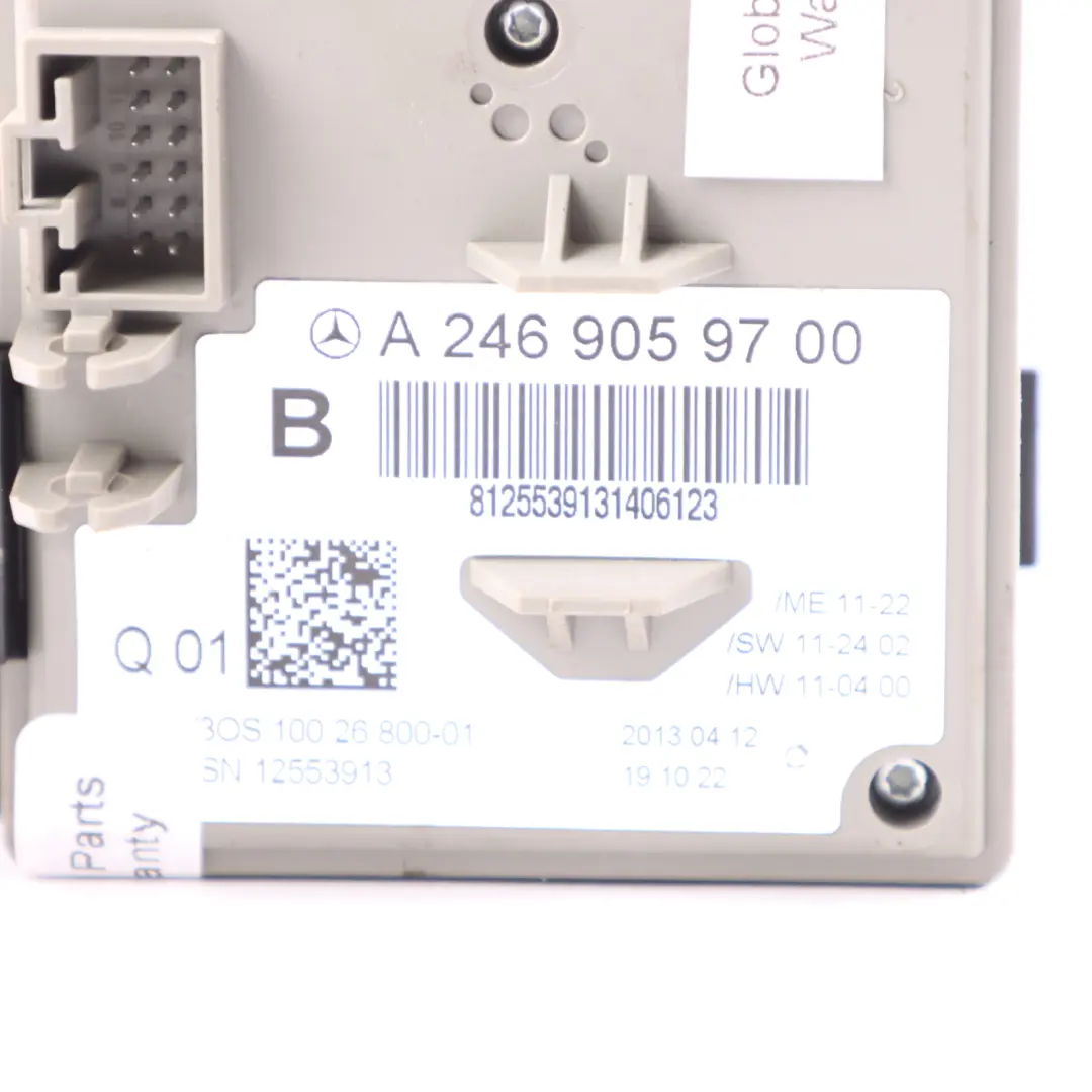 Ignition Switch Mercedes C117 W176 W246 Lock Barrel Control Module A2469059700 to with Part number A2469059800 Ignition Switch Mercedes C117 W176 W246 Lock Barrel Control Module A2469059700 - SKU A2469059800 - Part number A2469059800