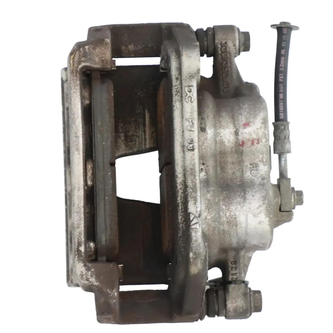 Brake Caliper Front Left N/S Caliper Carrier Bracket to Mercedes H243 with Part number A2474214300 Mercedes H243 Brake Caliper Front Left N/S Caliper Carrier Bracket - SKU A2474214300 - Part number A2474214300