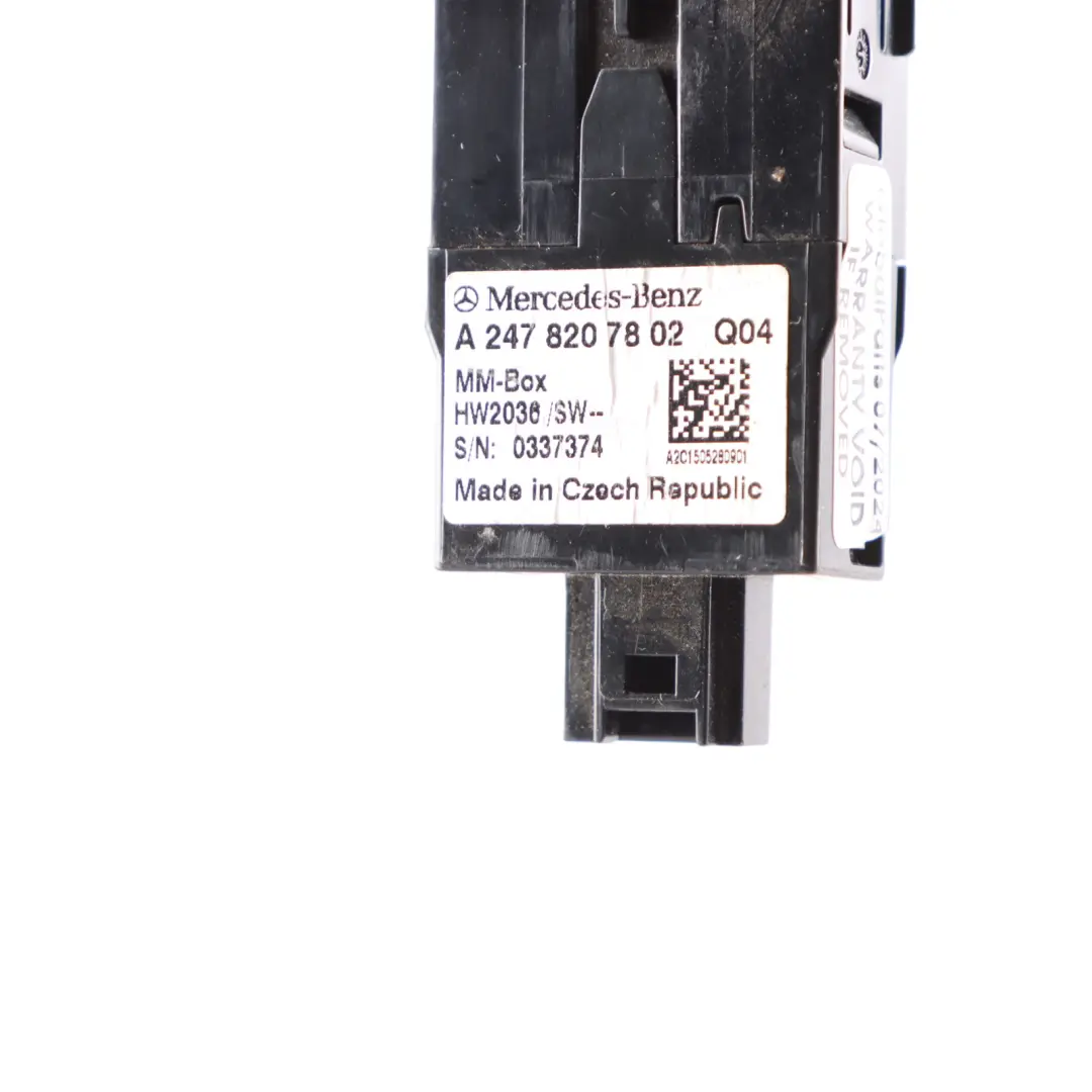 Mercedes W907 Porta USB Tipo-C Spina Ingresso Connessione - SKU A2478207802 - Numero di parte A2478207802
