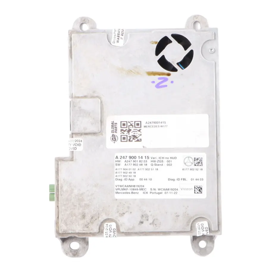 W167 W177 W247 Moduł Liczników Prędkościomierza do Mercedes C118 o numerze A2479001415 Mercedes C118 W167 W177 W247 Moduł Liczników Prędkościomierza - SKU A2479001415 - Numer Części A2479001415