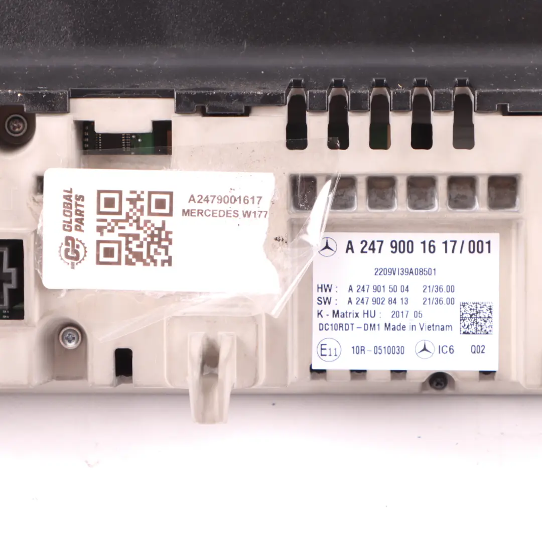 Instrument Cluster Navi Sat Display Screen Multimedia to Mercedes W177 with Part number A2479001617 Mercedes W177 Instrument Cluster Navi Sat Display Screen Multimedia - SKU rhd-A2479001617 - Part number A2479001617