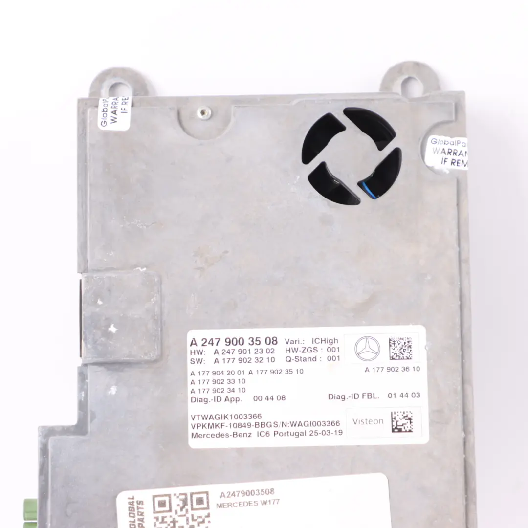 Instrument Cluster SpeedoMeter Module ECU Control Unit to Mercedes C118 with Part number A2479003508 Mercedes C118 Instrument Cluster SpeedoMeter Module ECU Control Unit - SKU A2479003508 - Part number A2479003508