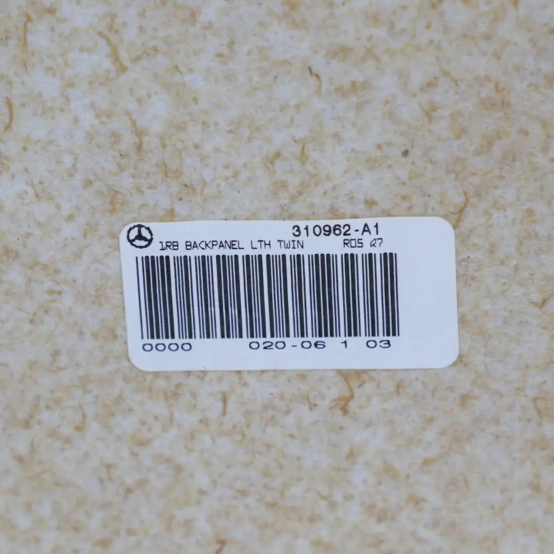 Mercedes ML W164 W251 Rückenlehnen Verkleidung Vordersitz Rechts Panel Schwarz - SKU A2519100139 - Teilenummer A2519100139